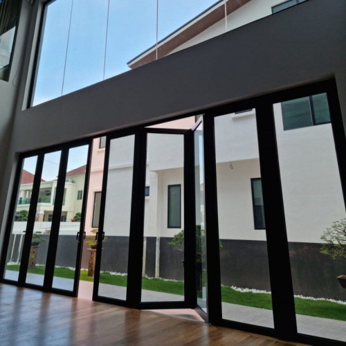 1.5mm folding door with 8.38mm laminated glass