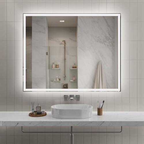 LED Smart Mirror with Hidden Light Bathroom Mirror A