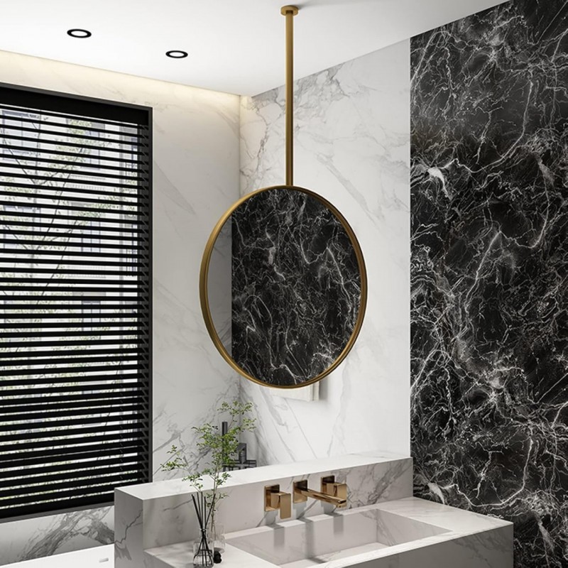 Ceiling Mounted ROUND Hanging Mirror