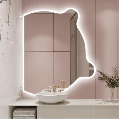 Frameless CUTE BEAR Backlit LED Lighting Illimunated Vanity Mirror