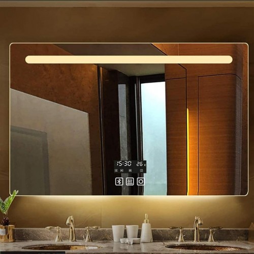 Internal & External LED lighting Wall-Mounted Mirror with Touch Switch with Speaker