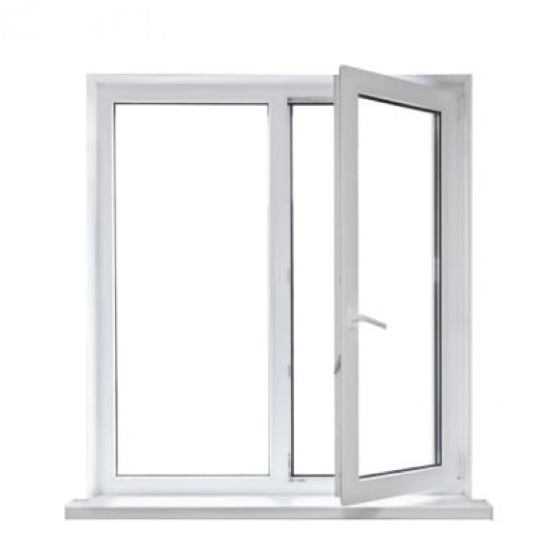 Aluminium Casement Window with Inner & Outer Frames (5mm glass self-diy)
